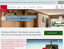 Tablet Screenshot of landmarktrust.org.uk